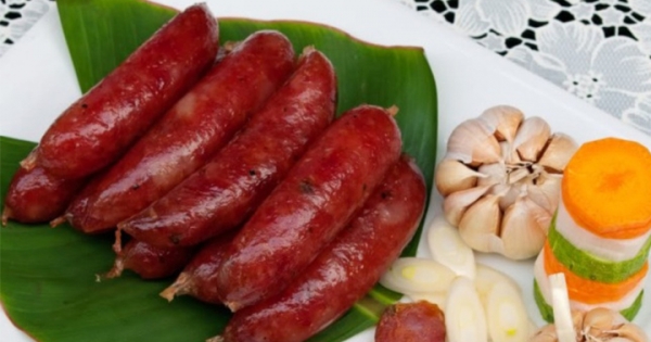 Bún lạp xưởng tôm