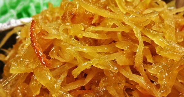 Cách làm mứt gừng dẻo